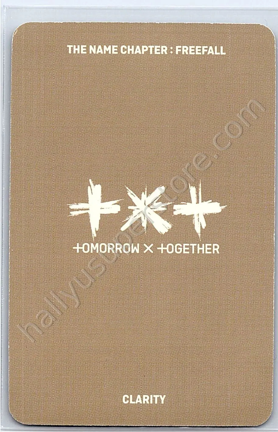 TOMORROW X TOGETHER - Soobin - The Name Chapter: Freefall album photocard clarity version