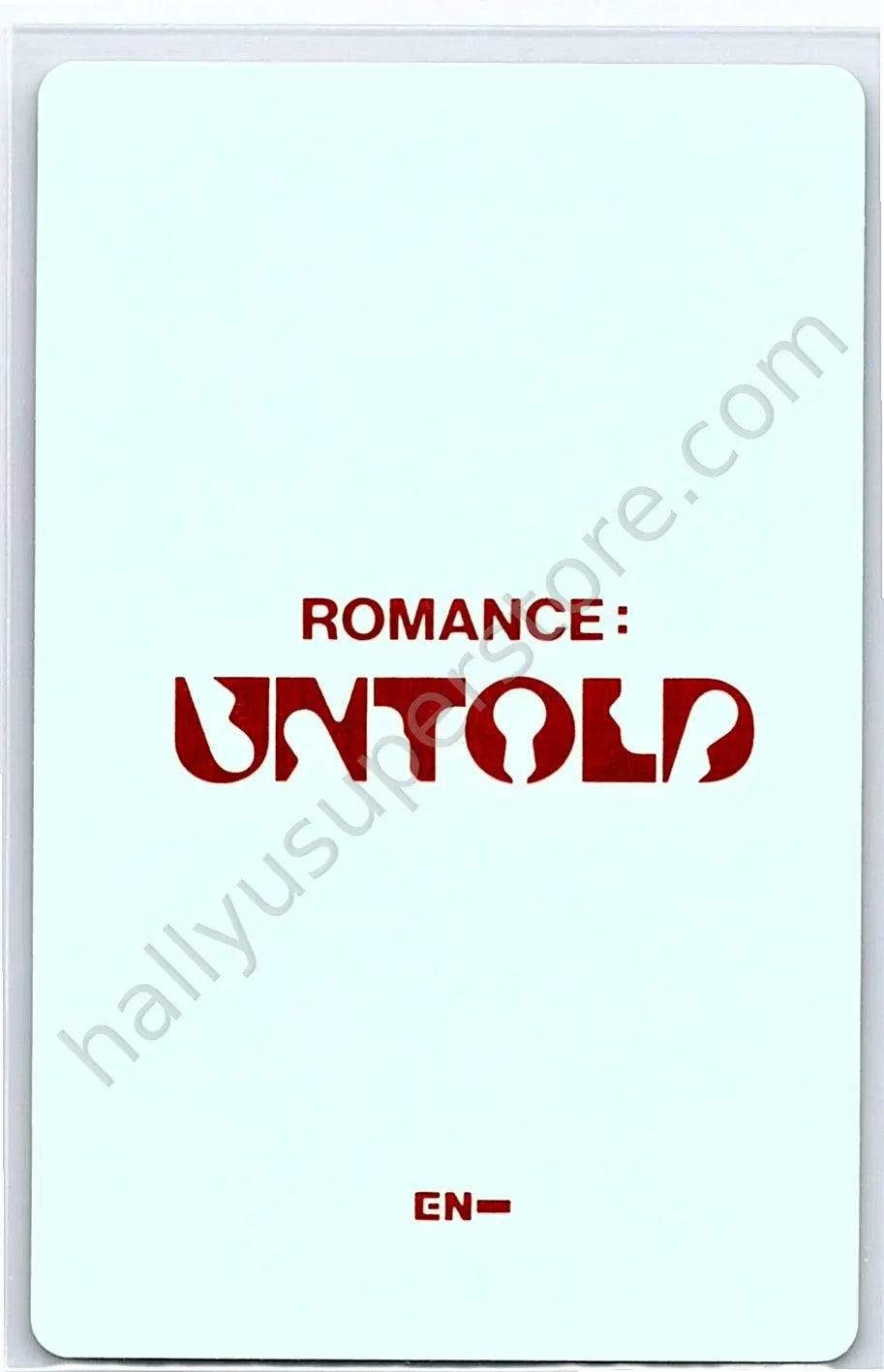 ENHYPEN - Jay - ENHYPEN - Jay - ROMANCE: UNTOLD Album arcanum version album photocard A version