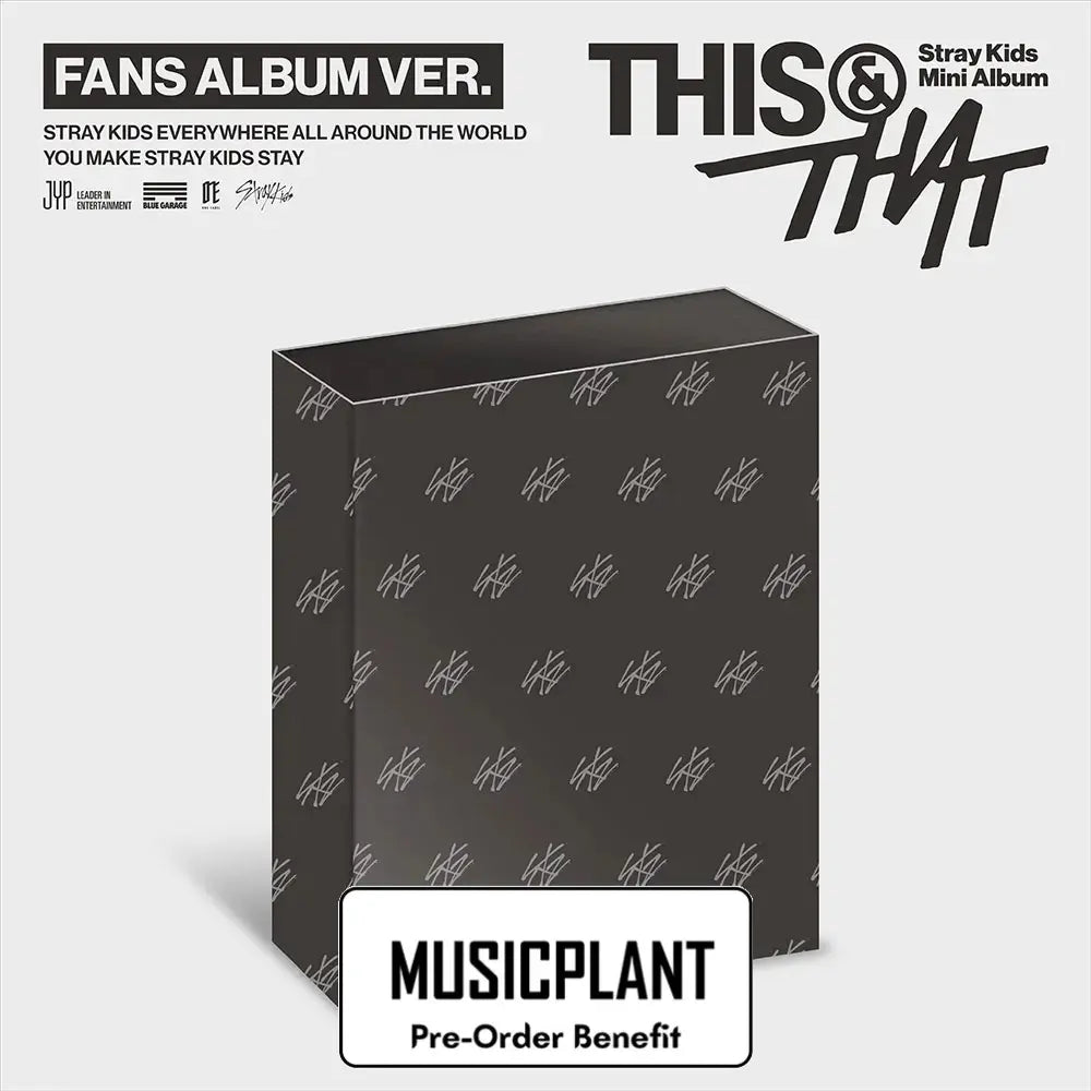 [Pre-Order] Stray Kids - THIS &amp; THAT (FANS ALBUM VER.) + Pre-Order benefit (Choose Version)