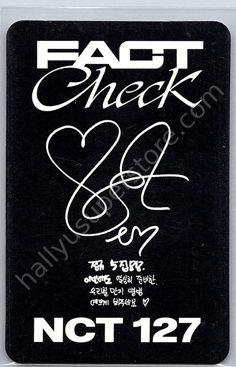 NCT 127 - Taeyong - Fact Check