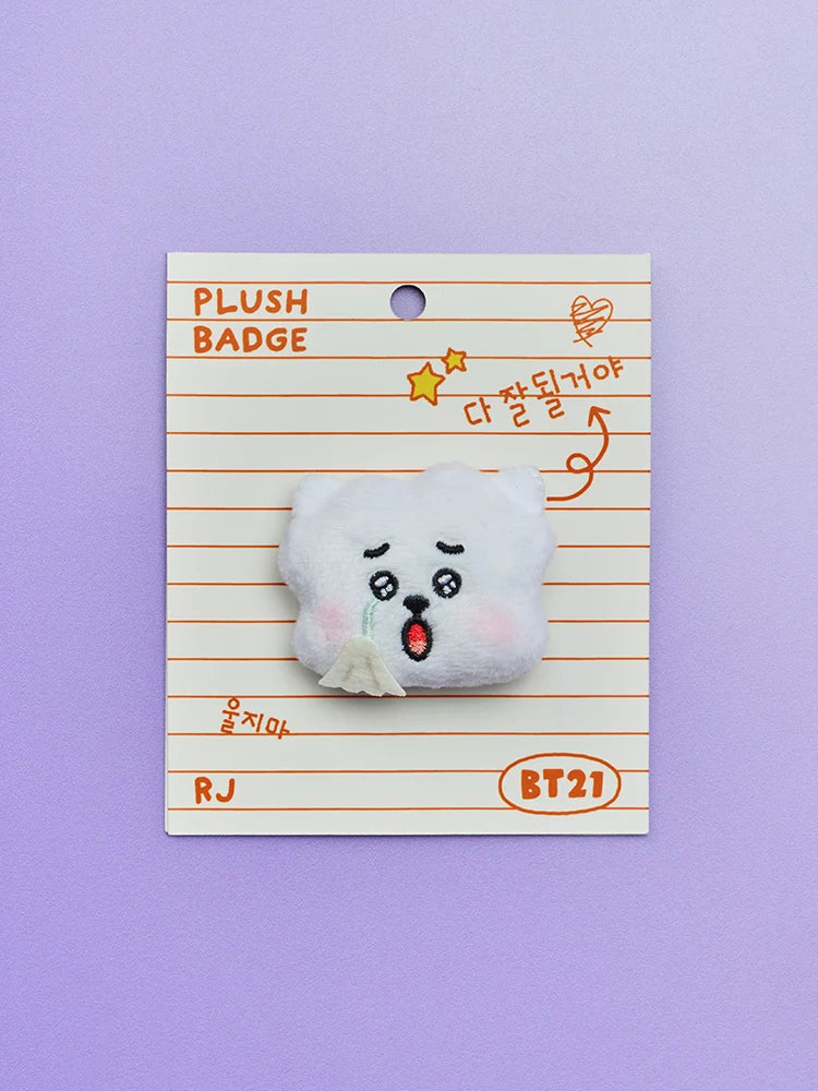 [Pre-Order] BT21 - Boo-Hoo Face Plush Brooch [Today&