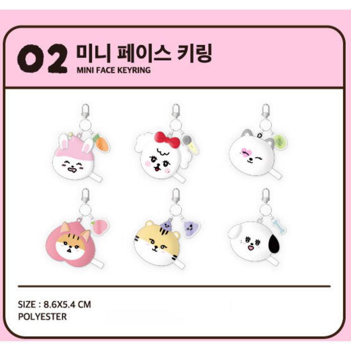 StayC - 3rd Anniversary WithC Pop-Up Store MD (Mini Face Keyring, WithC Cotten Pouch, WithC Doll Pouch) - HALLYUSUPERSTORE