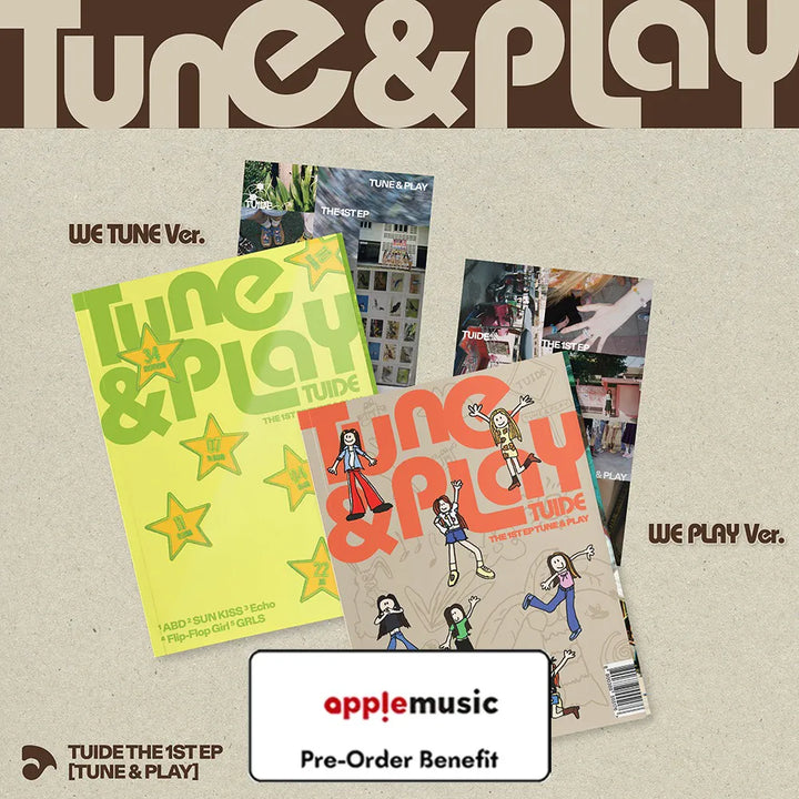 [Pre-Order] TUIDE - The 1st EP [TUNE &amp; PLAY] (Photo Book + Weverse Albums ver.) + Pre-Order Benefit (Choose Version)