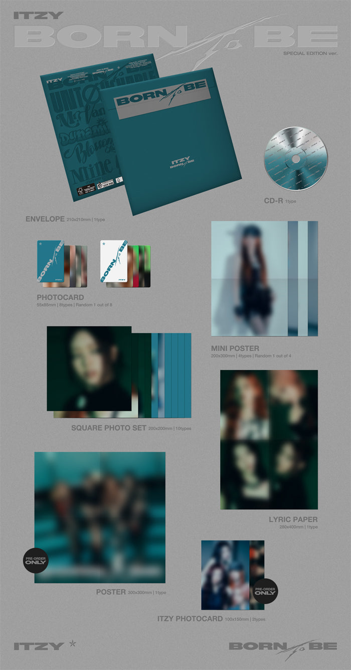 [B2B] ITZY - BORN TO BE (Special Edition) (Mr. Vampire Ver.) / 있지 (ITZY) - BORN TO BE (SPECIAL EDITION ) (Mr. Vampire Ver.)