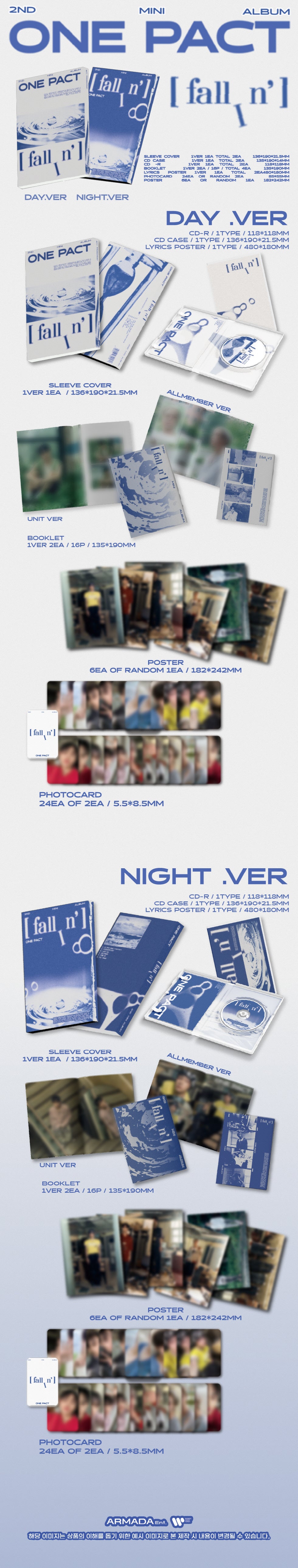 [B2B] ONE PACT (원팩트) - Vol. 2 [fallIn’] / ONE PACT (원팩트) - 미니 2집 [fallIn’]