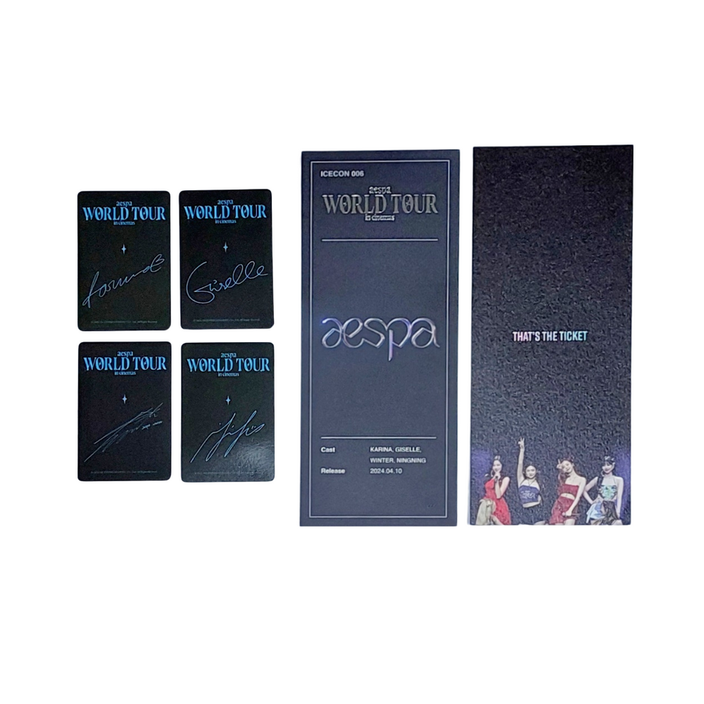 Aespa - "Aespa World Tour in Cinemas" CGV Event Photocard, Photo Ticket [24.04.10] - HALLYUSUPERSTORE