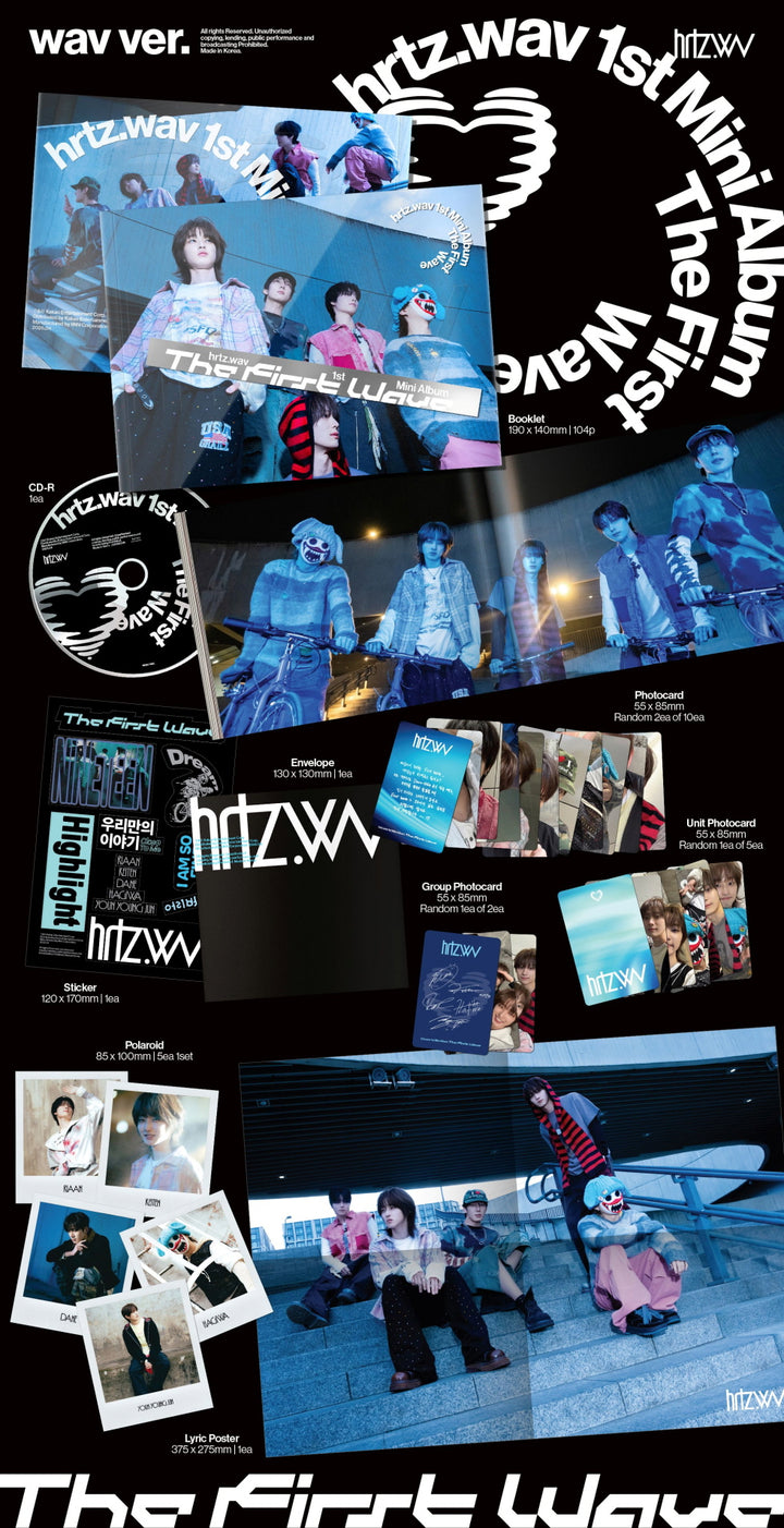 [B2B] hrtz.wav (&amp;TEAM) - 1st Mini Album [The First Wave] / hrtz.wav (하츠웨이브) - 미니 1집 [The First Wave] (wavver.)