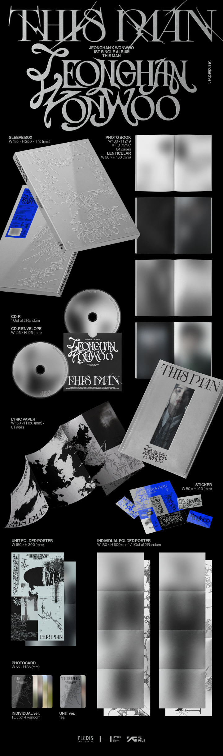 [SOLD OUT] 정한X원우 (SEVENTEEN) - 싱글 1집 [THIS MAN]