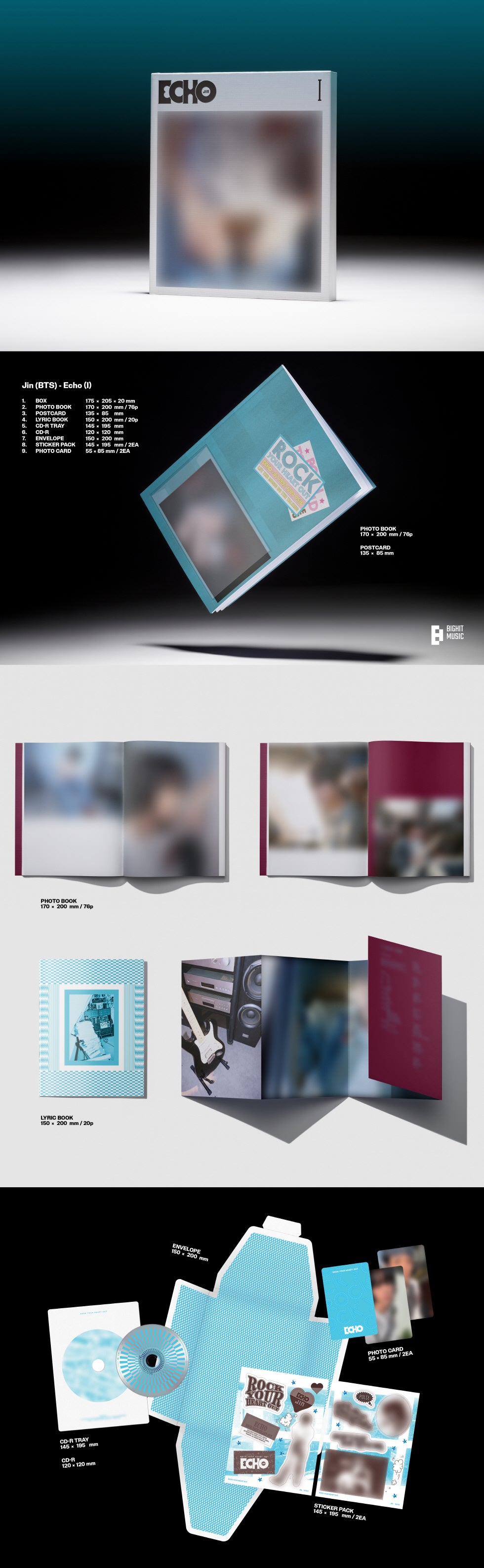 [SOLD OUT] 진 - 미니 2집 [Echo] 2번