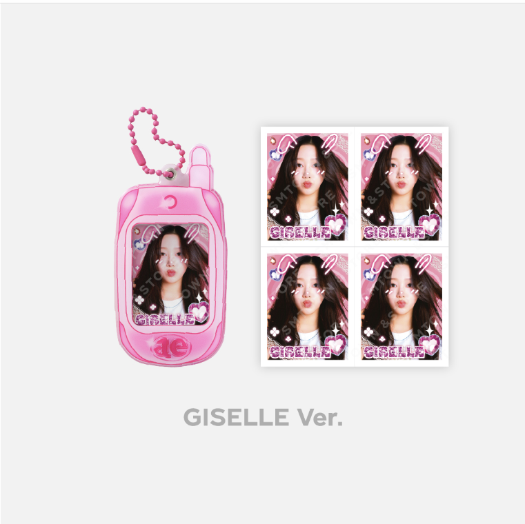 [In Stock MD] Aespa "Come to MY illusion" - Smtown &amp; Store RETRO KEY RING SET - HALLYUSUPERSTORE