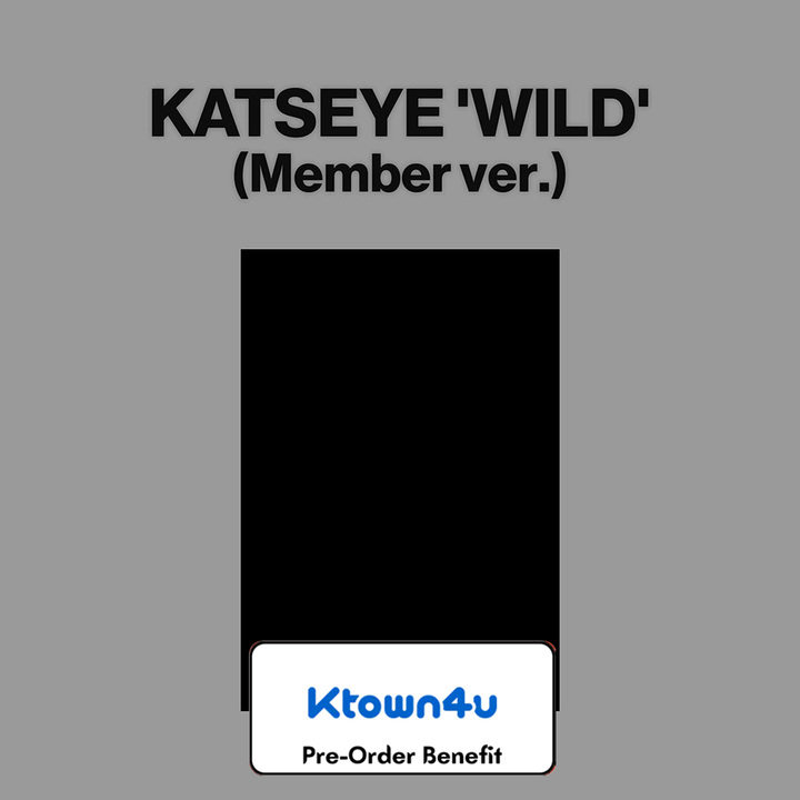 [Pre-Order] KATSEYE -WILD (Member Ver.) + Pre-Order Benefit (Choose Version)