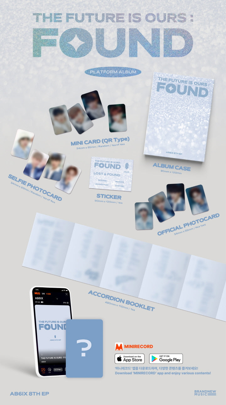 [SOLD OUT] 에이비식스 (AB6IX) - 8TH EP [THE FUTURE IS OURS : FOUND] PLATFORM VER