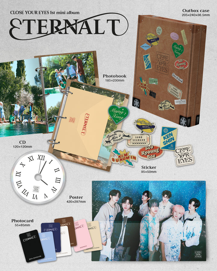 [B2B] CLOSE YOUR EYES - Mini Album Vol. 1 [ETERNALT] / [쇼핑몰] 클로즈 유어 아이즈 - 미니 1집 [ETERNALT]