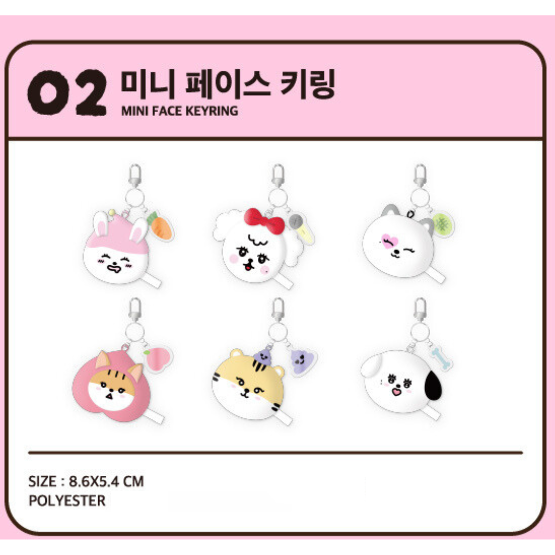 StayC - 3rd Anniversary WithC Pop-Up Store MD (Mini Face Keyring, WithC Cotten Pouch, WithC Doll Pouch) - HALLYUSUPERSTORE