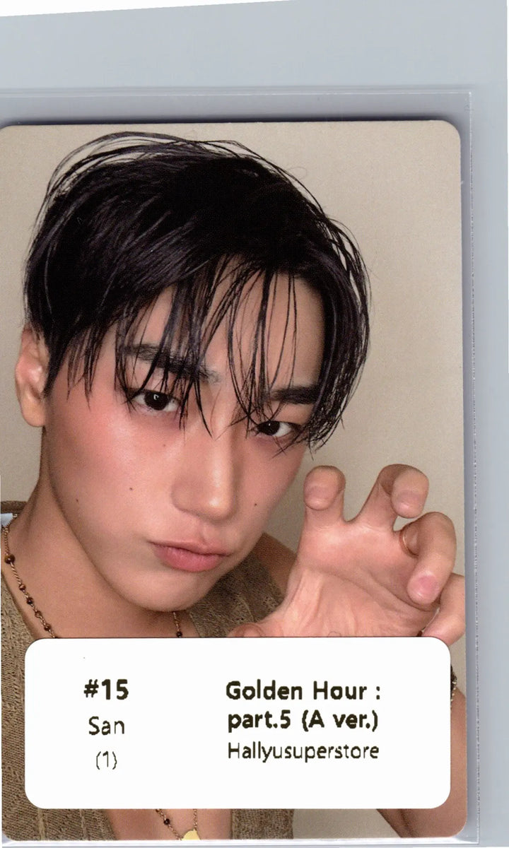 ATEEZ "GOLDEN HOUR : Part.5" - Official Photocard (A ver.) [26.06.26]