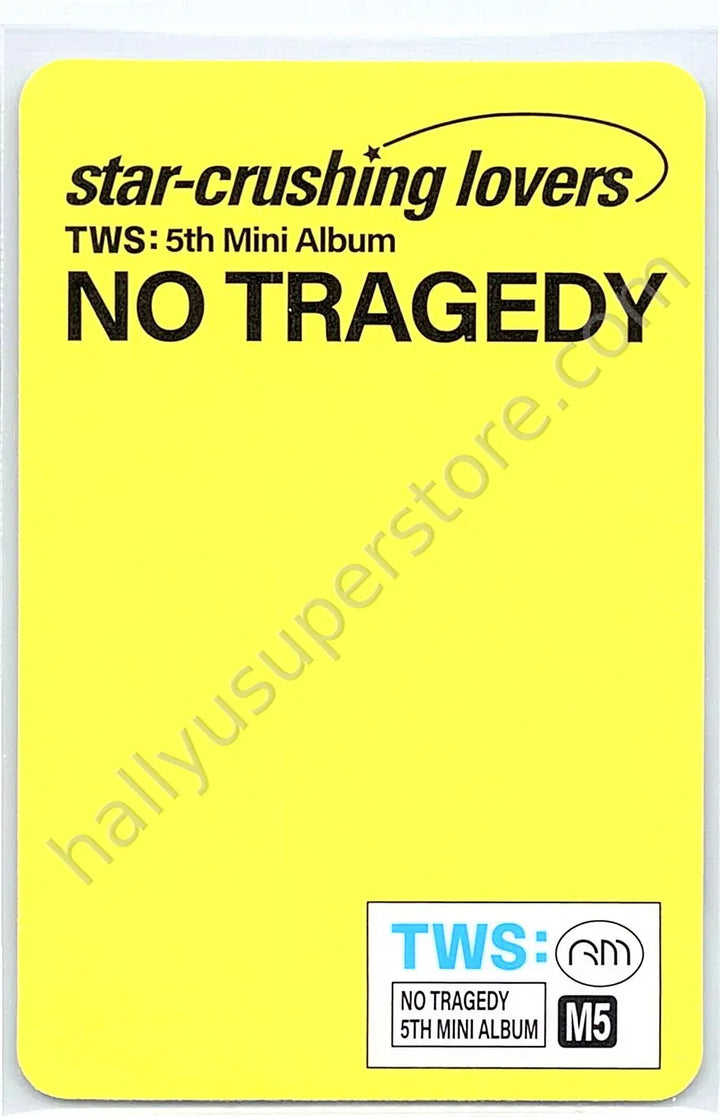 TWS - Jihoon - No Tragedy album photocard love guide ver standard version