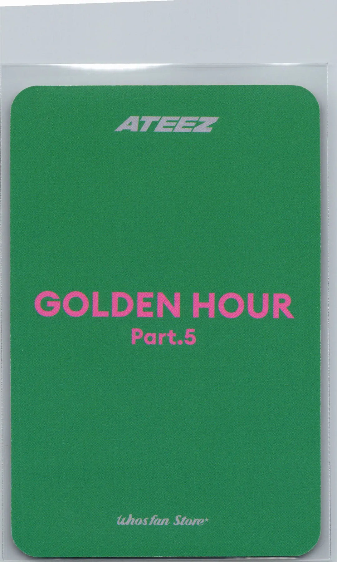 ATEEZ "GOLDEN HOUR : Part.5" - Who&