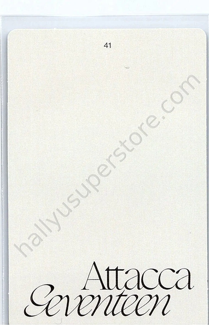 SEVENTEEN - The8 - Attacca album photocard op.2 version