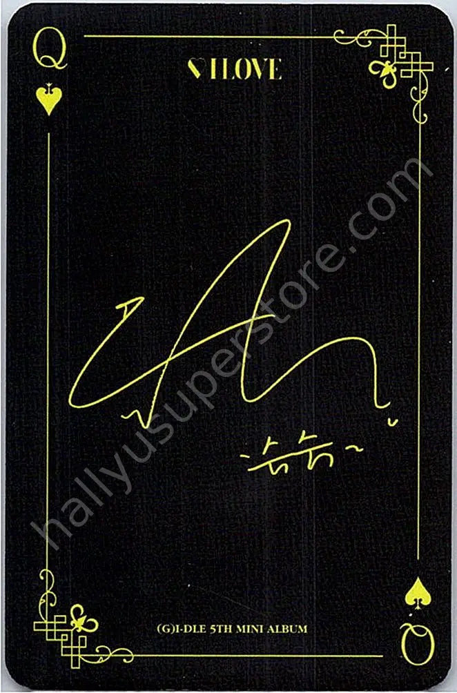 i-dle - Shuhua - (G)I-DLE - Miyeon - I Love Album standard version album photocard