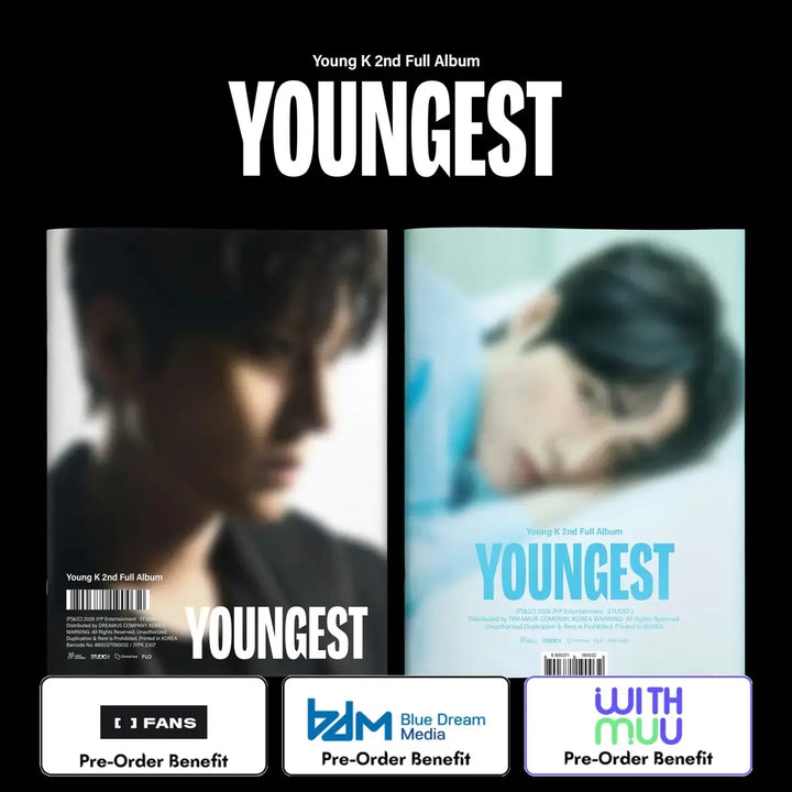 [Pre-Order] YOUNG K - 2nd Full Album YOUNGEST (Photobook ver.) + Pre-Order Benefit