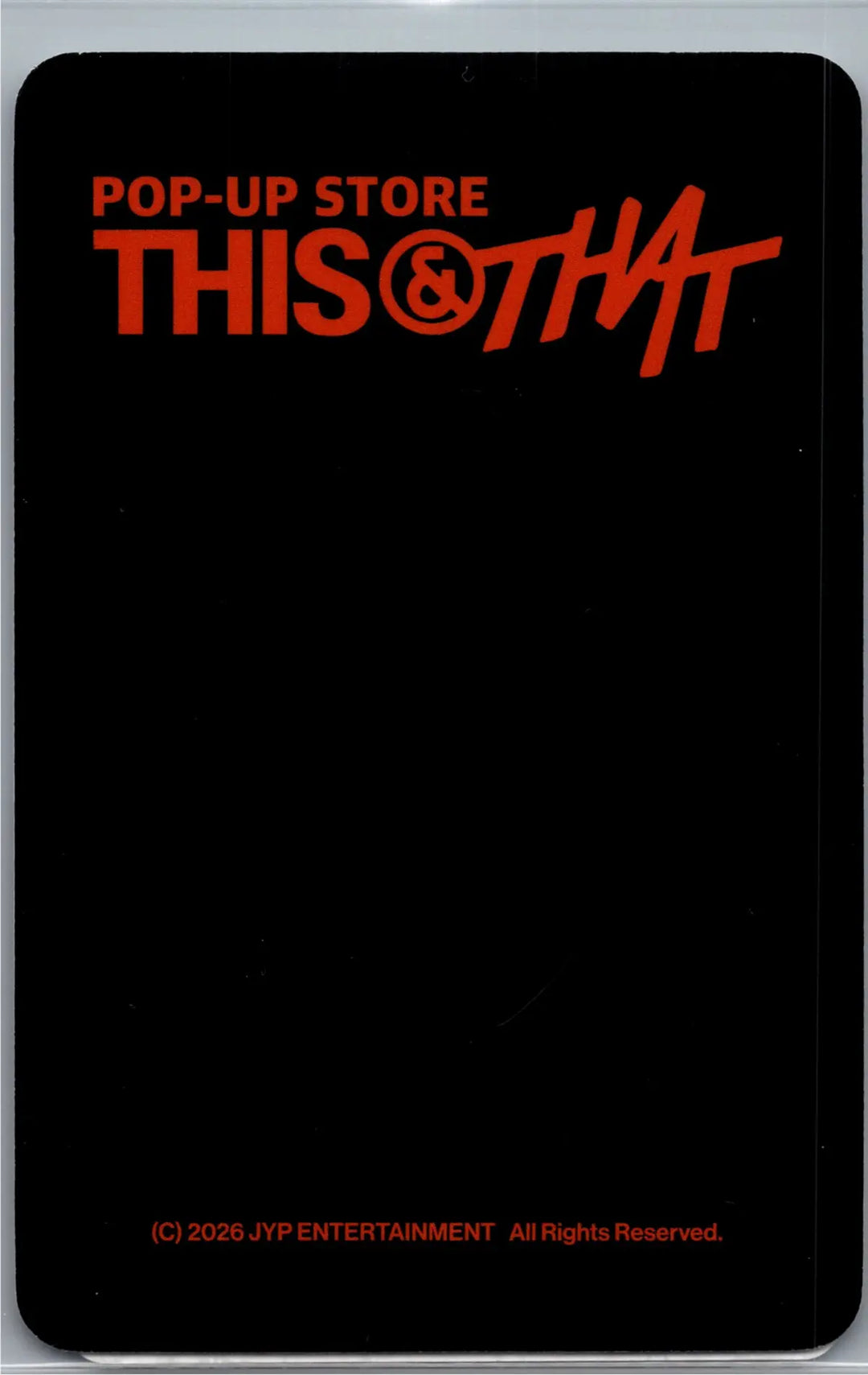 Stray Kids "THIS &amp; THAT" - POP-UP Store Offciail MD Event Photocard [26.08.10]
