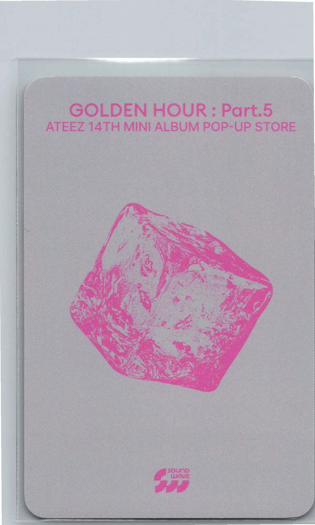ATEEZ "GOLDEN HOUR : Part.5" - Soundwave POP-UP Lucky Draw Event Photocard, Card Sticker [26.06.26]