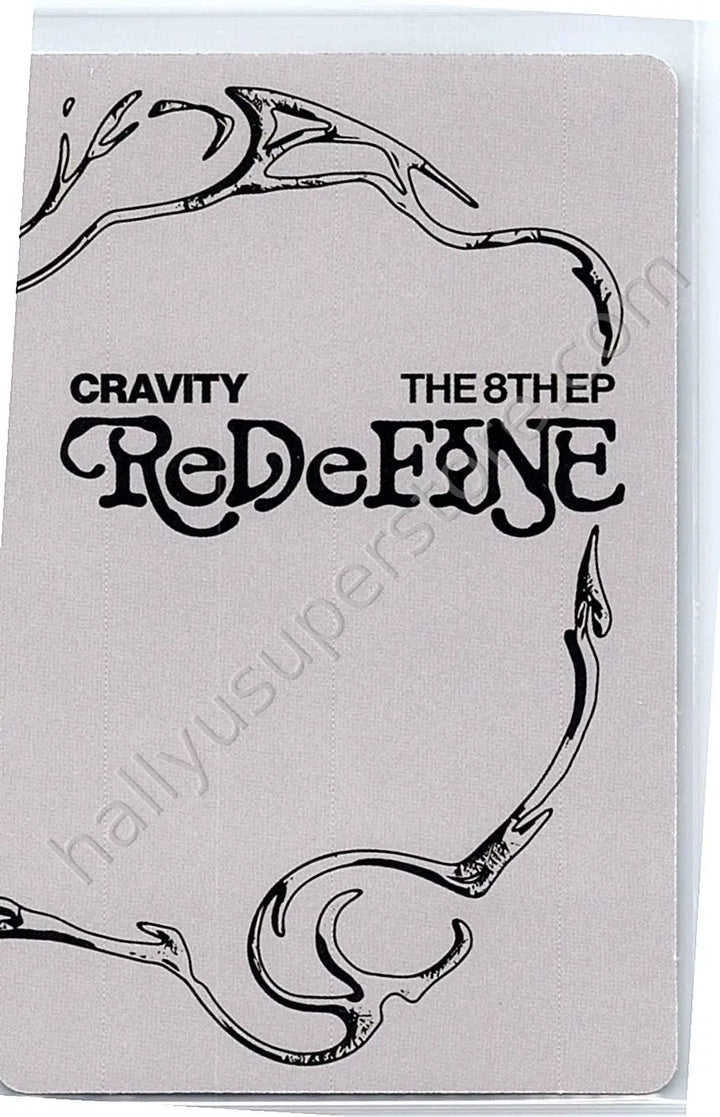 CRAVITY - Taeyoung - ReDeFINE album photocard de version