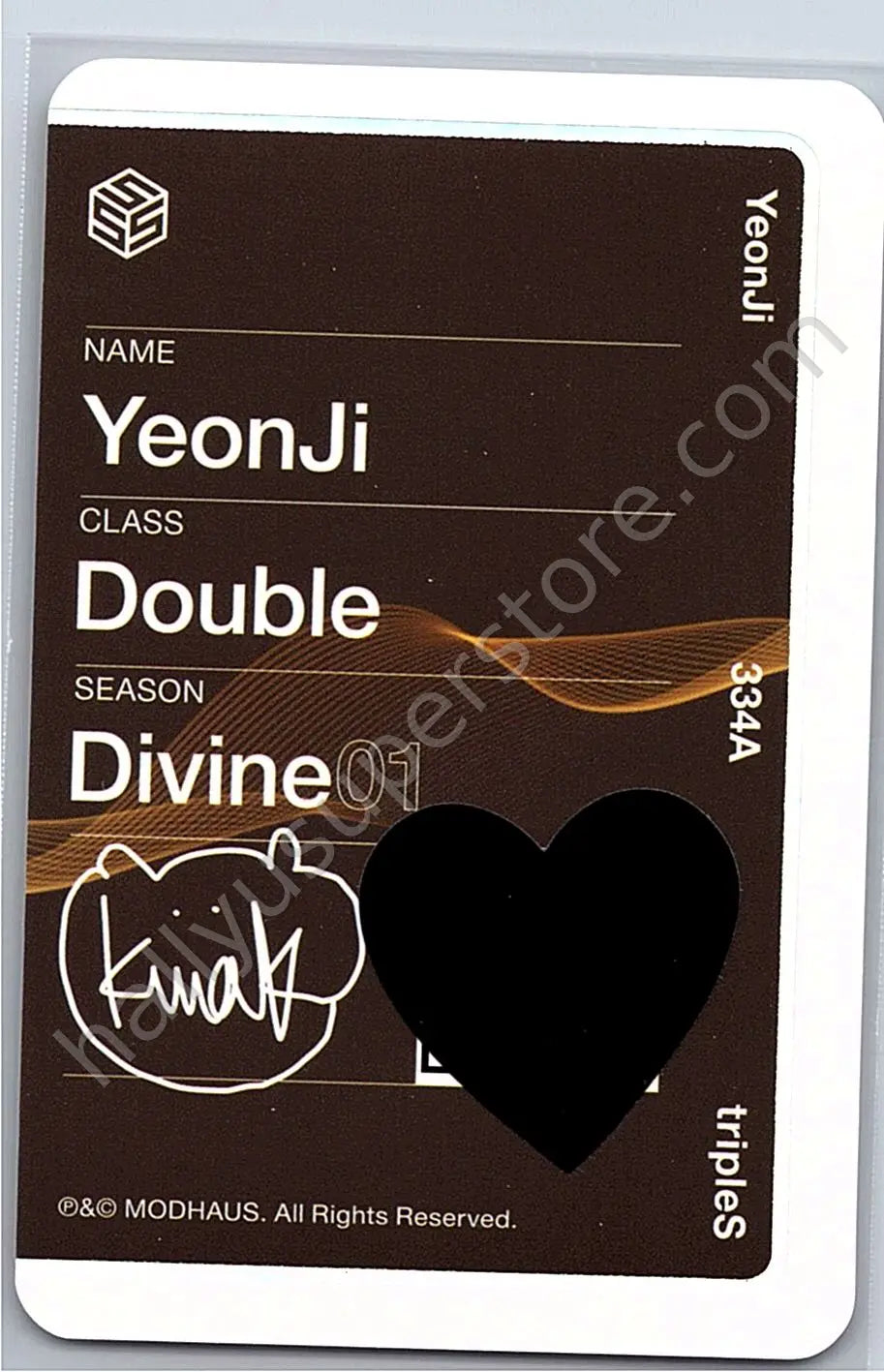 tripleS - Yeonji - Performante album photocard objekt music album (UNSCANNED)