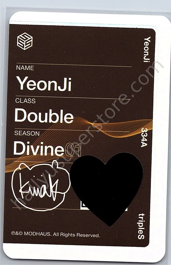 tripleS - Yeonji - Performante album photocard objekt music album (UNSCANNED)