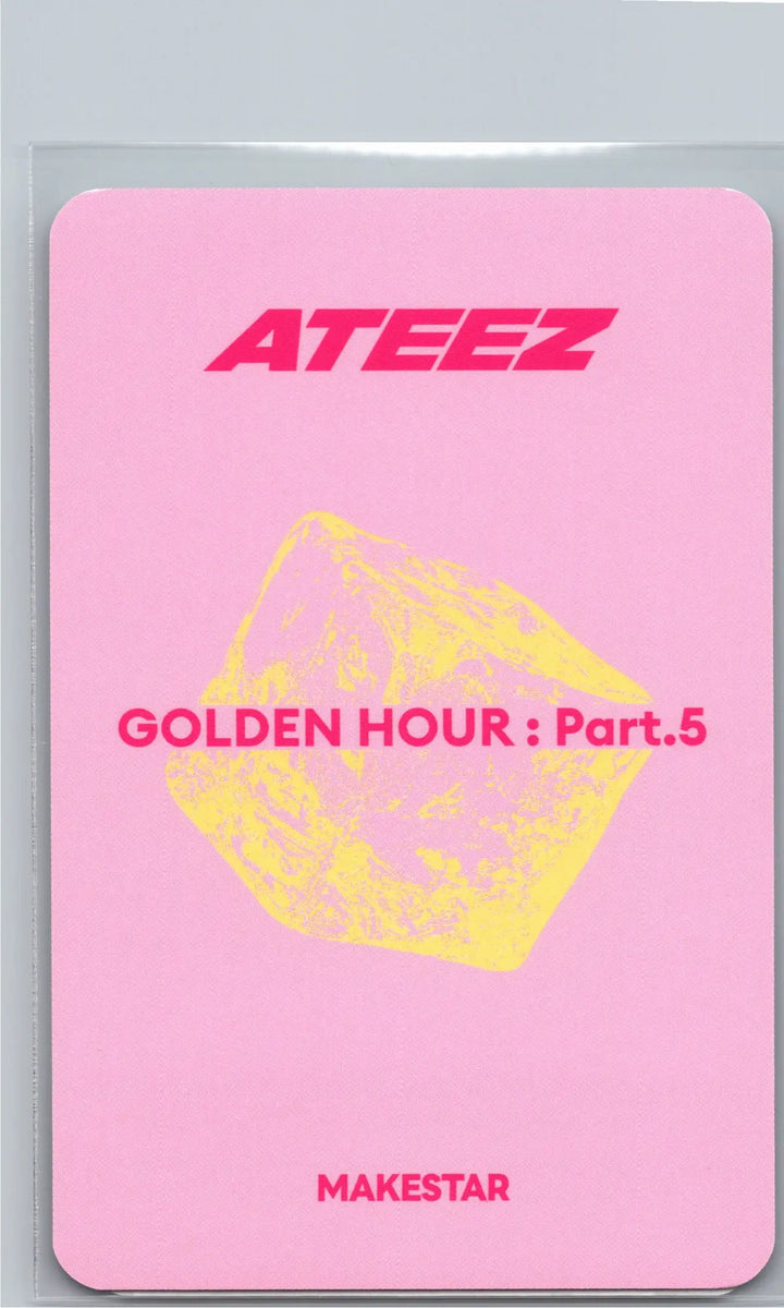 ATEEZ "GOLDEN HOUR : Part.5" - Makestar Lucky Draw Event Photocard [26.06.26]