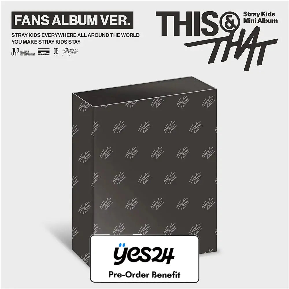[Pre-Order] Stray Kids - THIS &amp; THAT (FANS ALBUM VER.) + Pre-Order benefit (Choose Version)