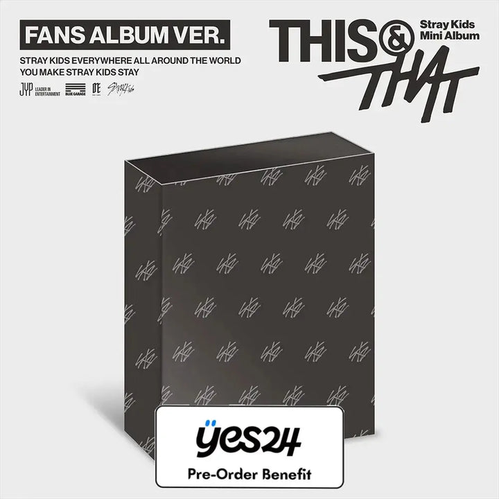 [Pre-Order] Stray Kids - THIS &amp; THAT (FANS ALBUM VER.) + Pre-Order benefit (Choose Version)