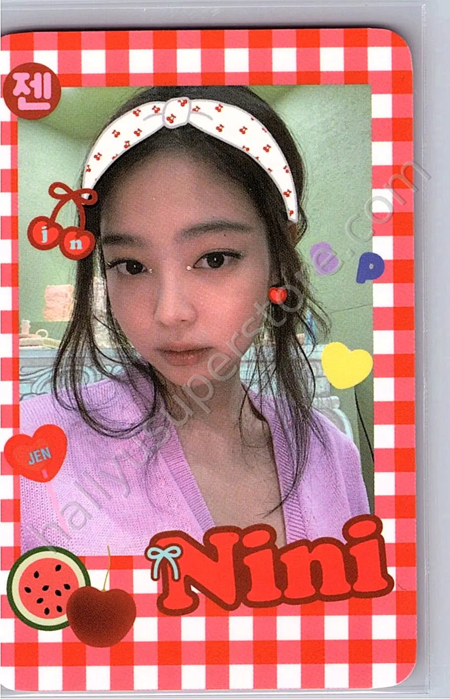 BLACKPINK - Jennie - Spring Edition MD List and Event merch photocard