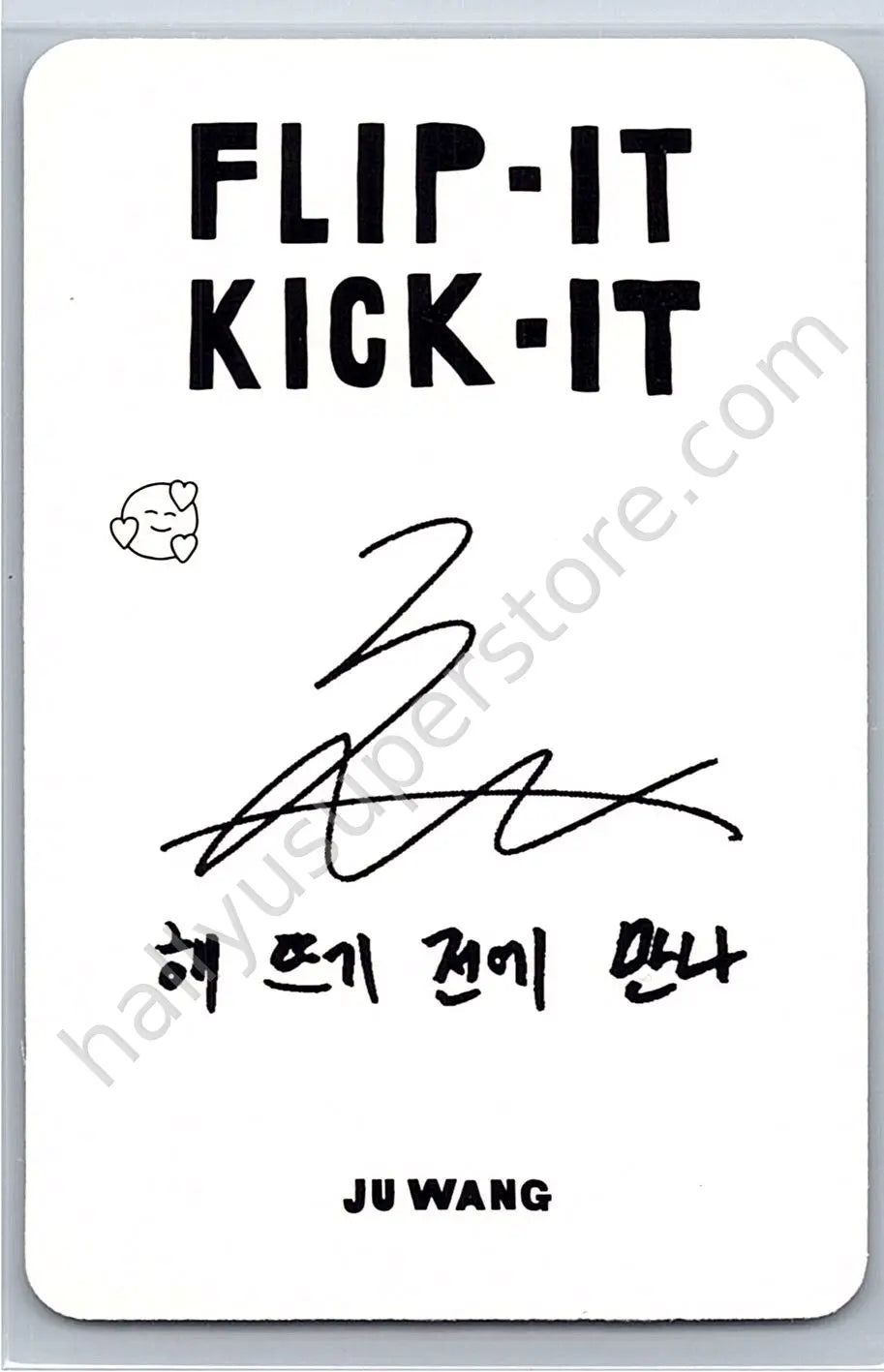 KickFlip - Juwang - Flip It, Kick It! A version album photocard lookbook version