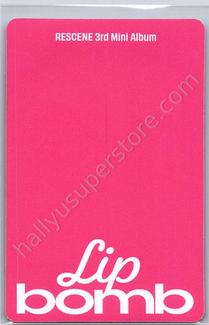 RESCENE - Minami - lip bomb album photocard tint version