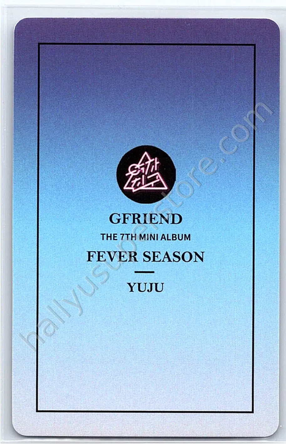 GFRIEND - Yuju - GFRIEND - Yerin - FEVER SEASON Album pob (pre-order benefit) photocard