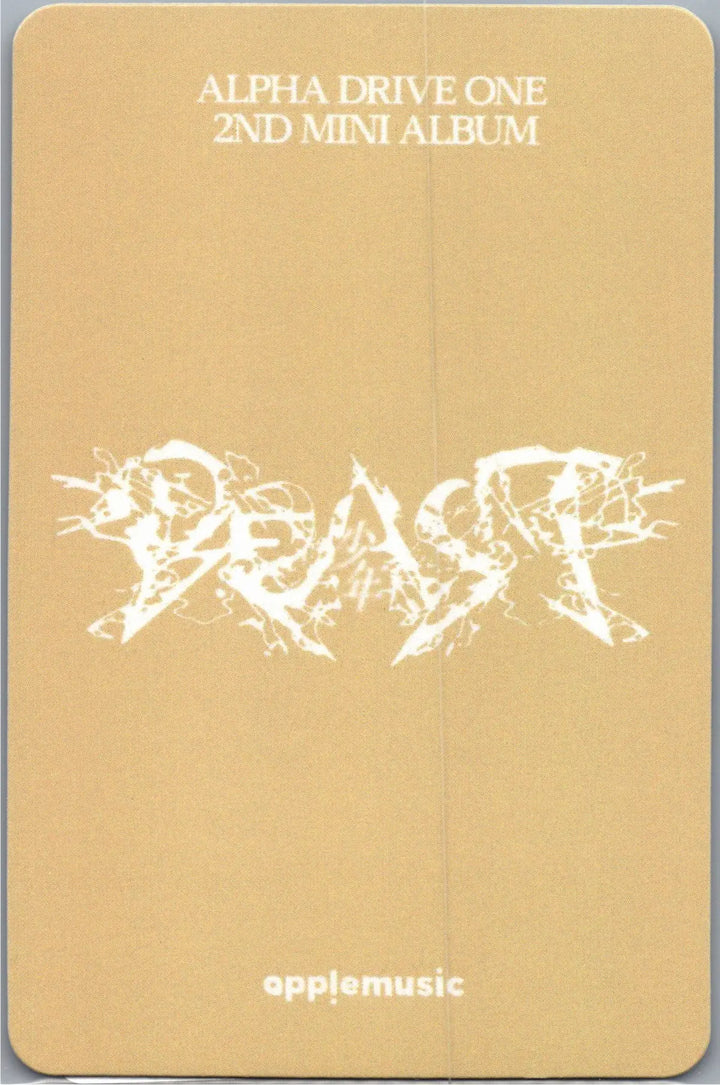 ALPHA DRIVE ONE "UNBREAKABLE : 少年BEAST" - AppleMusic Lucky Draw Event Photocard [26.08.25]