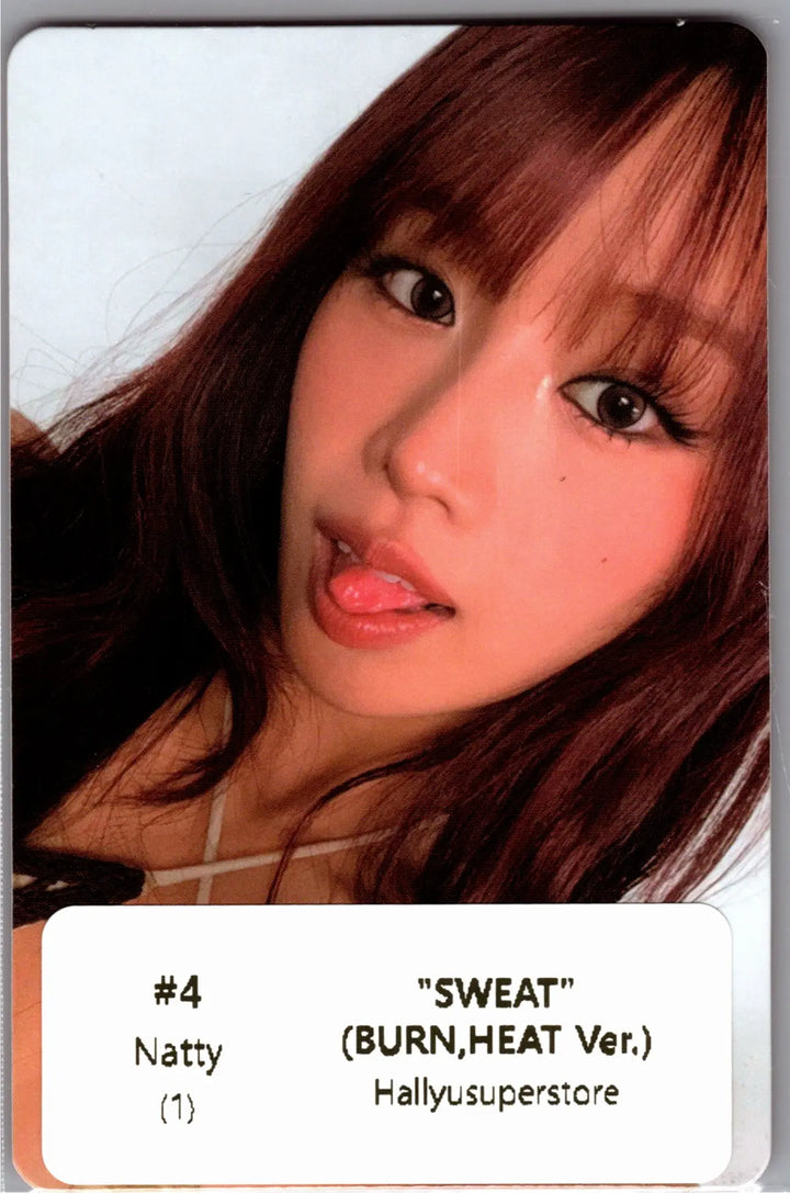 KISS OF LIFE "SWEAT" - Official Photocard (BURN, HEAT Ver.)