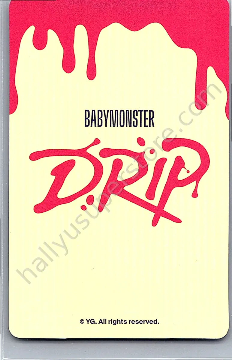 BABYMONSTER - Pharita - BABYMONSTER - Pharita - DRIP Album trading card holographic (hologram)