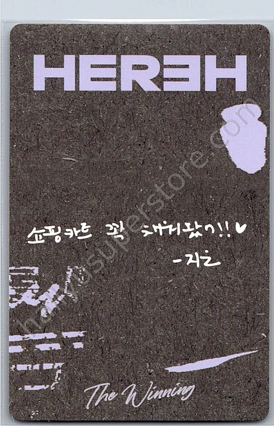 IU - IU - [THE WINNING] PHOTO CARD SET photocard