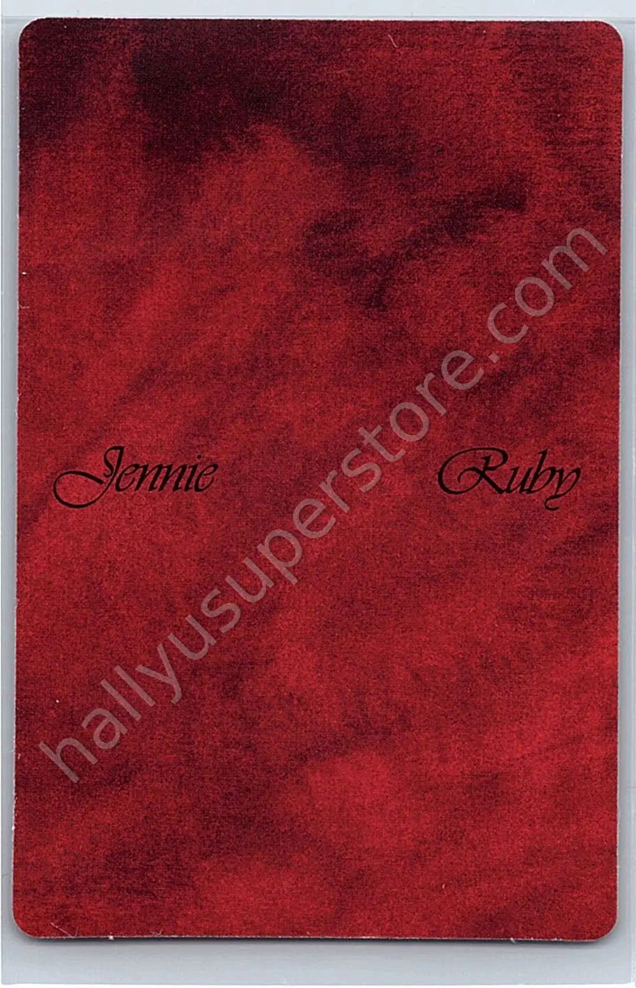 BLACKPINK - Jennie - Ruby (Jennie solo) album photocard jane version solo album