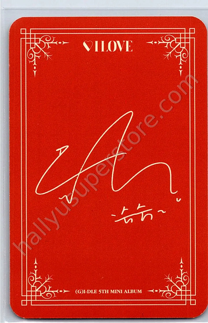 i-dle - Shuhua - I Love album photocard jewel case version