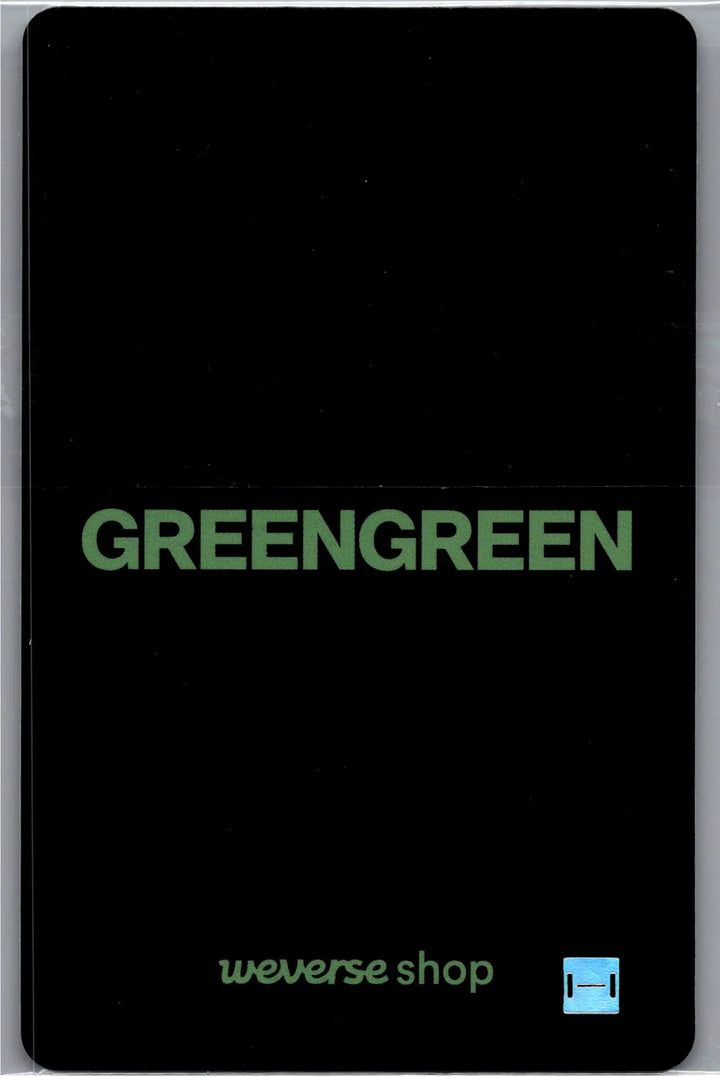 CORTIS The 2nd EP "GREENGREEN" - Weverse Shop Lucky Draw Event Photocard R3 [26.07.27]