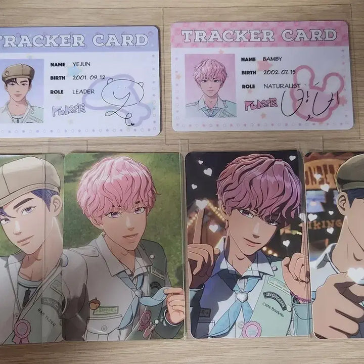 [SOLD OUT] 플레이브 시그 예준 밤비 유튜브 미공포,포카,스티커