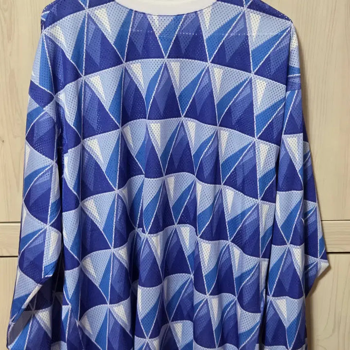 [SOLD OUT] 트루릴리전 x 원피스 다이아몬드 메쉬 롱 슬리브 블루(M)