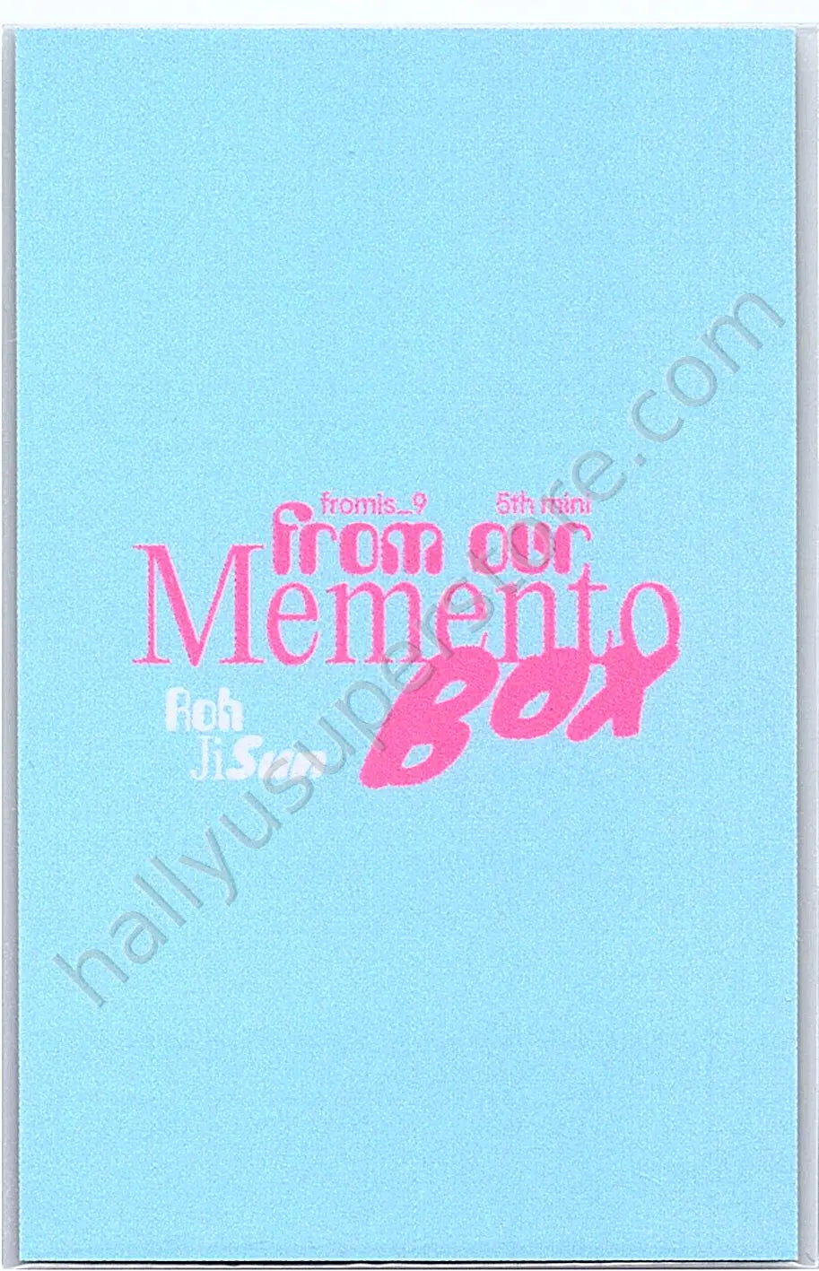 fromis_9 - Jisun - From Our Memento Box album photocard wish version