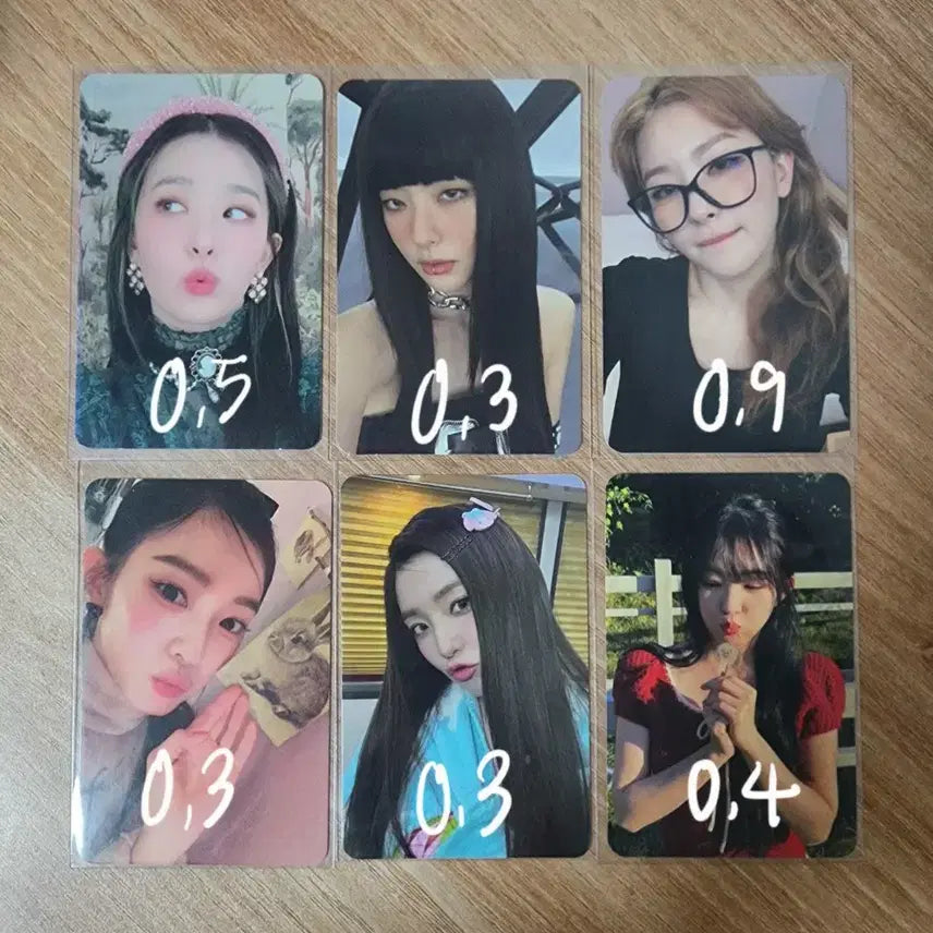 [SOLD OUT] 레드벨벳 슬기 아이린 포카