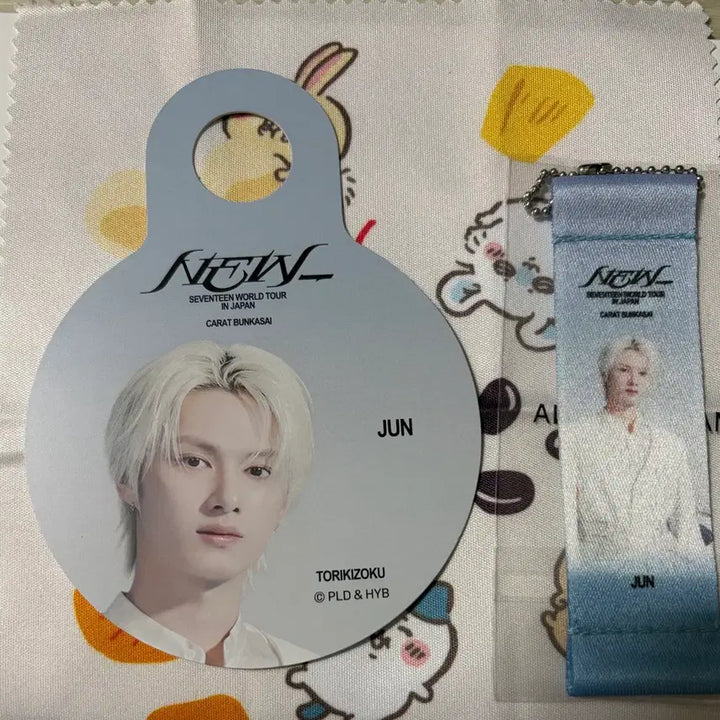 [SOLD OUT] 세븐틴 준 일본 토리키조쿠 특전, 플래그 키링 양도