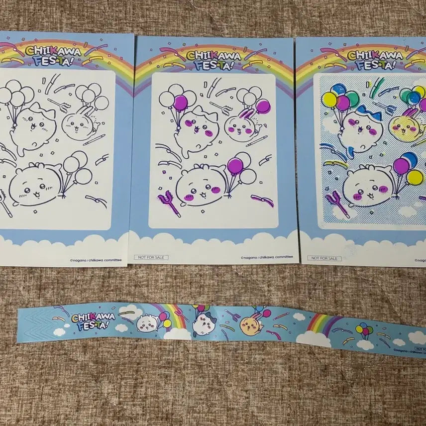 [SOLD OUT] 먼작귀 치이카와 페스타 카드 + 팔찌 세트
