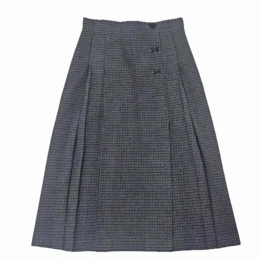 [BUNJANG] Long Checkered Skirt / 체크 롱 스커트 치마
